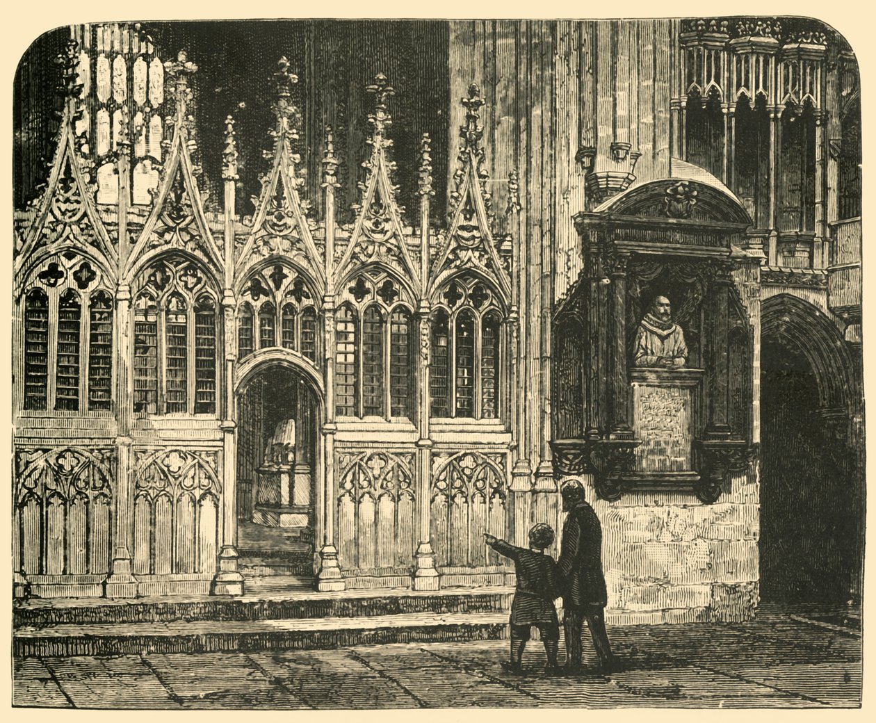 Příčná loď mučednictví, 1898. od Unbekannt