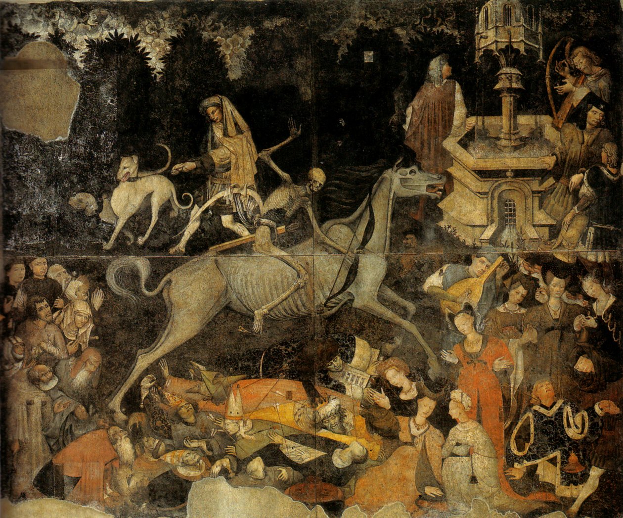 Triumf smrti, cca 1445-1447 od Unbekannt