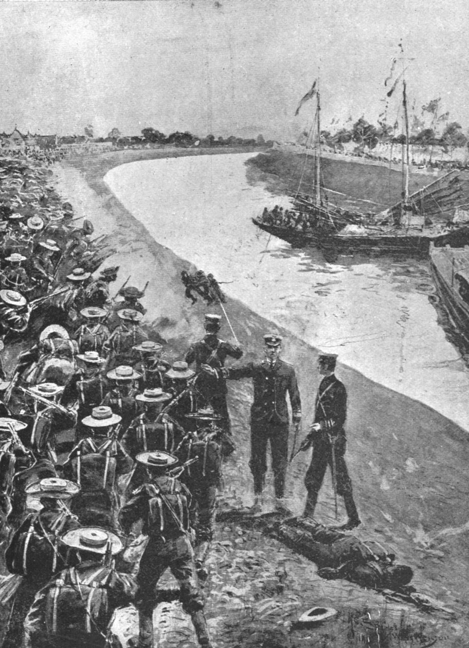 Problémy v Číně, 1900-1901: Bluejackets na cestě do Tientsinu, 1901. od Unbekannt