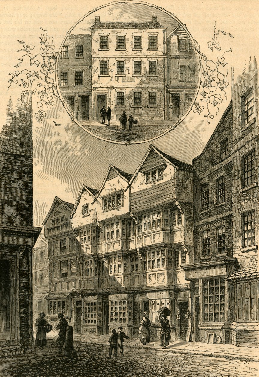 Trumpeta, poté vévoda z Yorku, Shire Lane, 1778. Dům Eliase Ashmolese, 1897. od Unbekannt