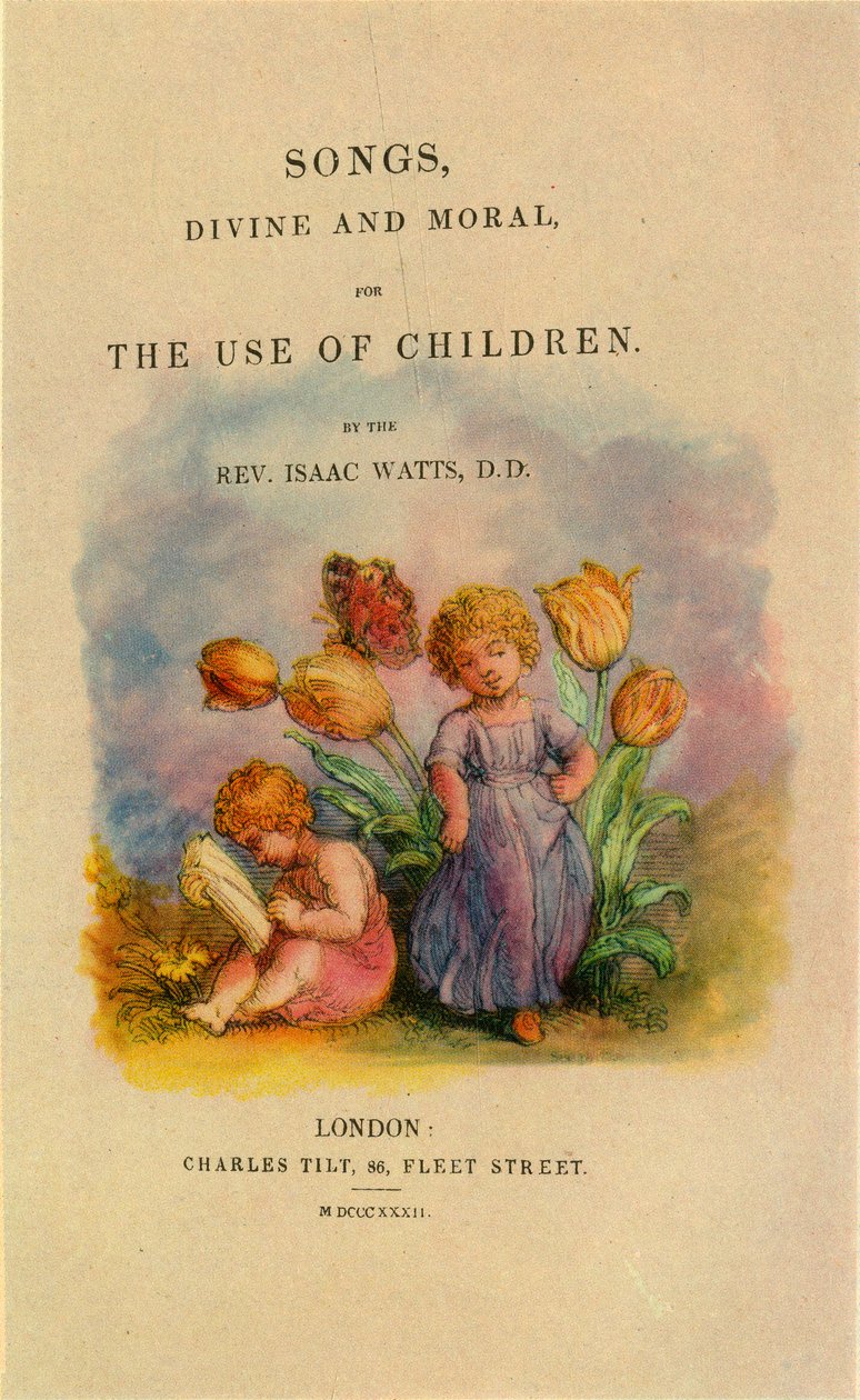 „Tulipán a motýl se objevují v veselejších kabátech než já“, 1832, 1947. od Unbekannt