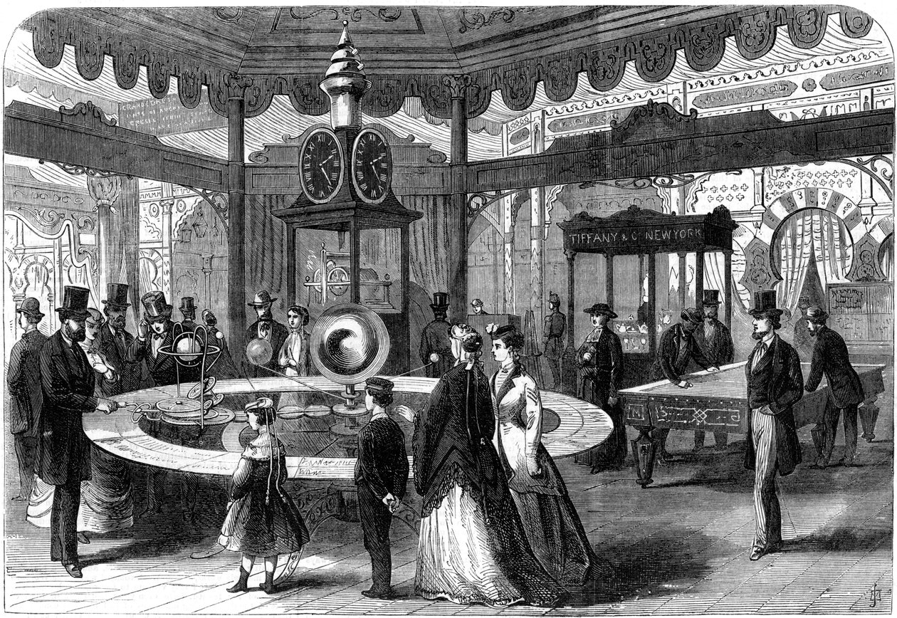 Sekce Spojených států na pařížské mezinárodní výstavě, 1867 od Unbekannt