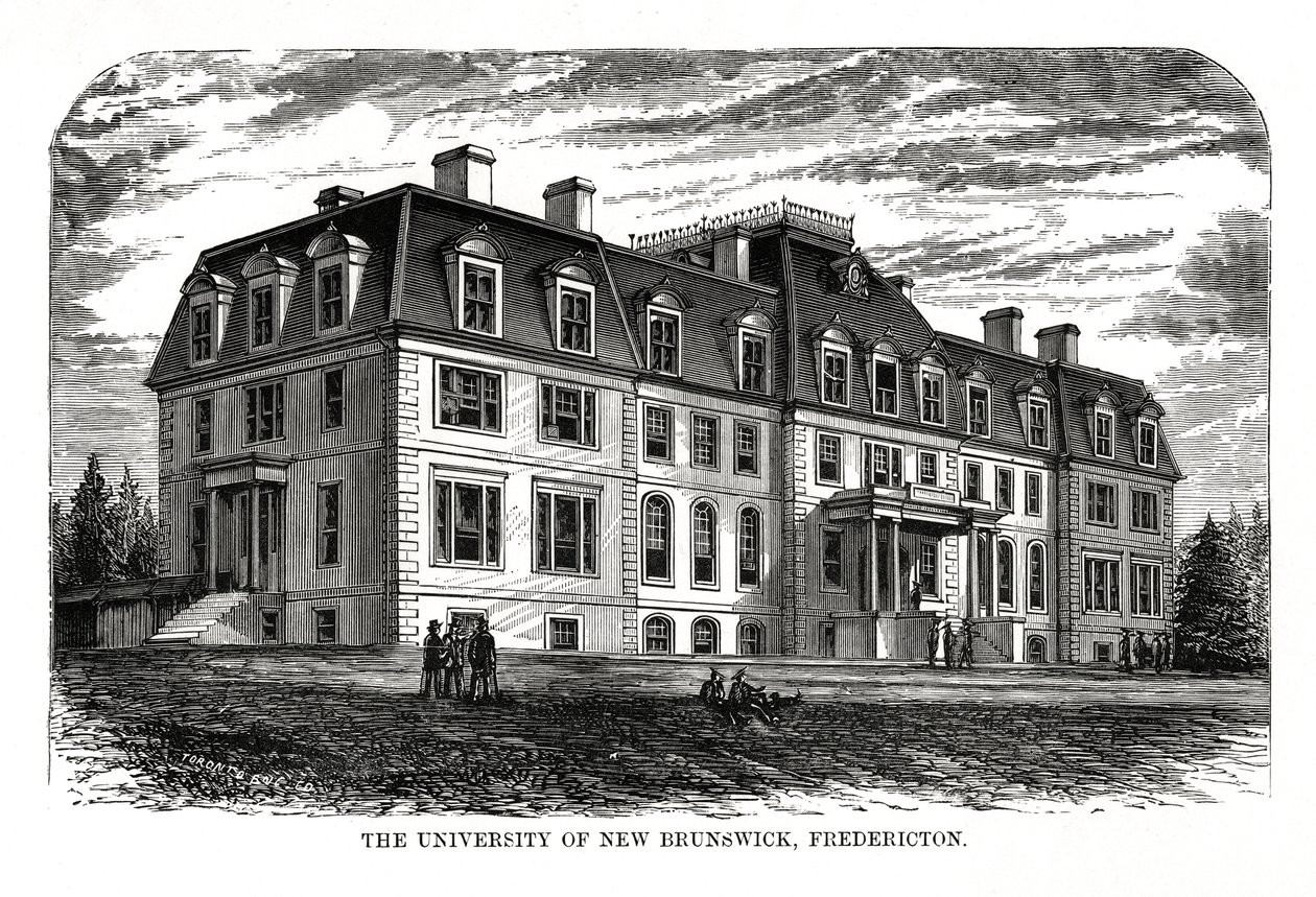 Univerzita New Brunswick, Fredericton, Kanada, 19. století od Unbekannt