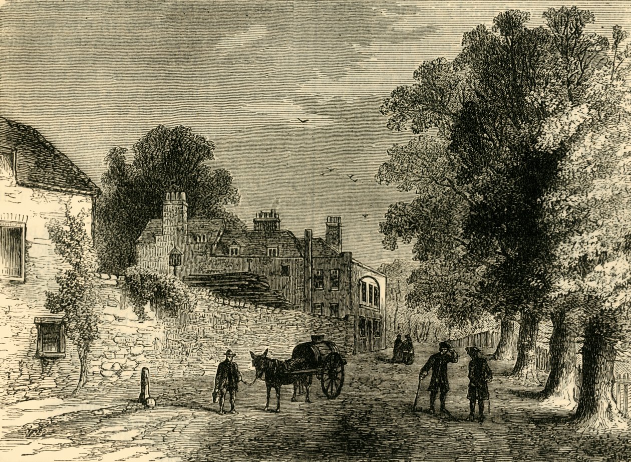 Horní baňka, asi 1800, c1876. od Unbekannt