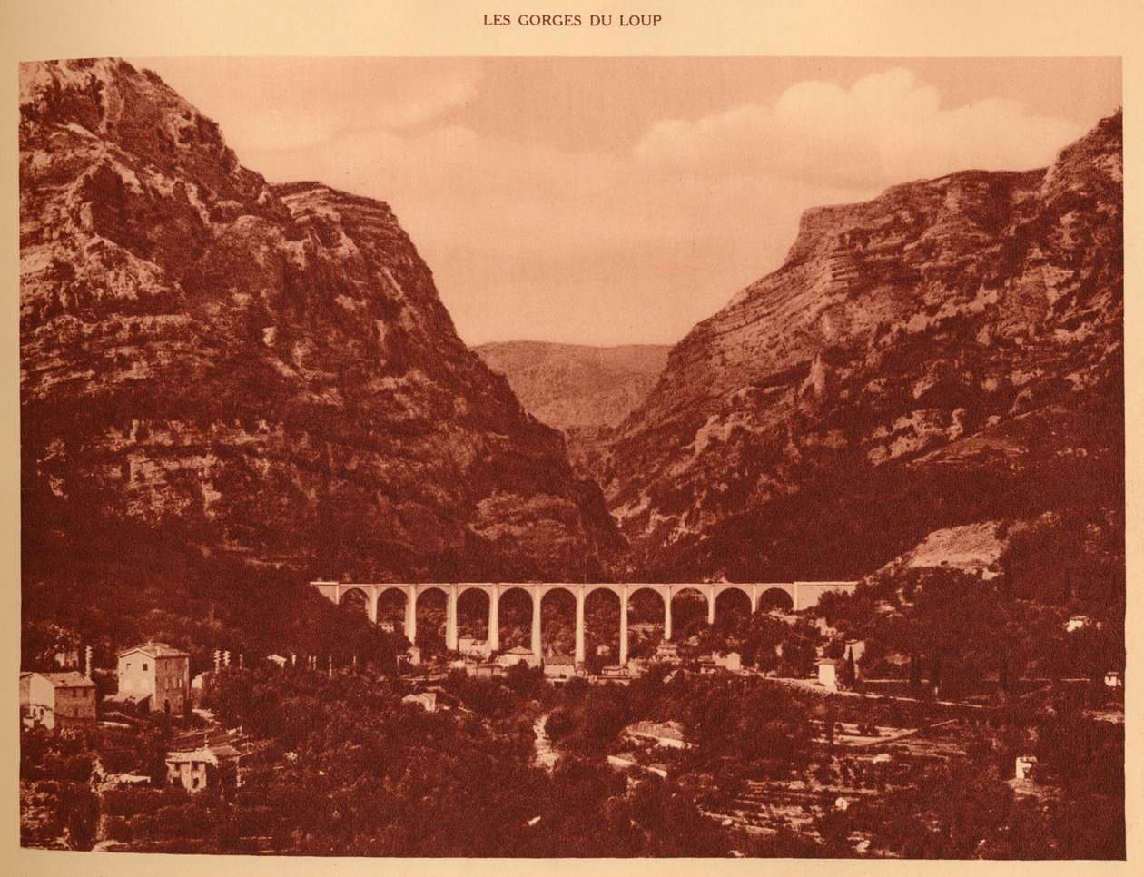Viadukt a přístup do soutěsek, 1930. od Unbekannt