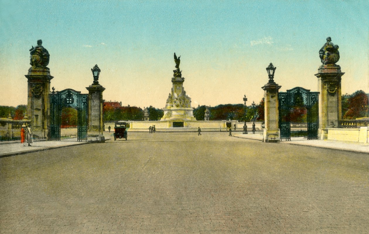 Victoria Memorial, Buckinghamský palác, Londýn, c1910. od Unbekannt