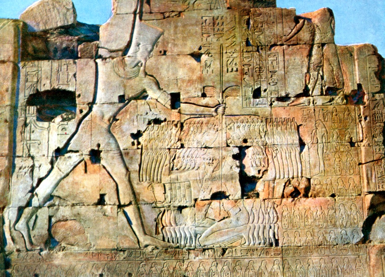 Vítězství Ramesese II., Karnak, Egypt, 20. století od Unbekannt