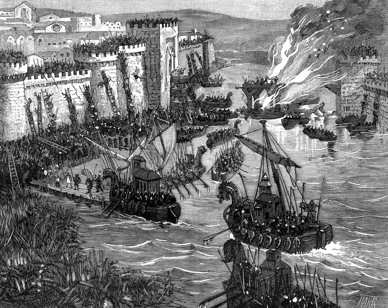 Vikingský útok na Paříž, 885 1882-1884 od Unbekannt