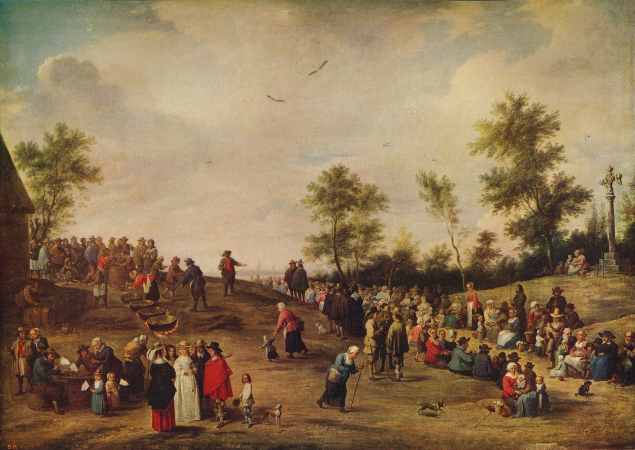Village Fete, po roce 1846, c1915 od Unbekannt