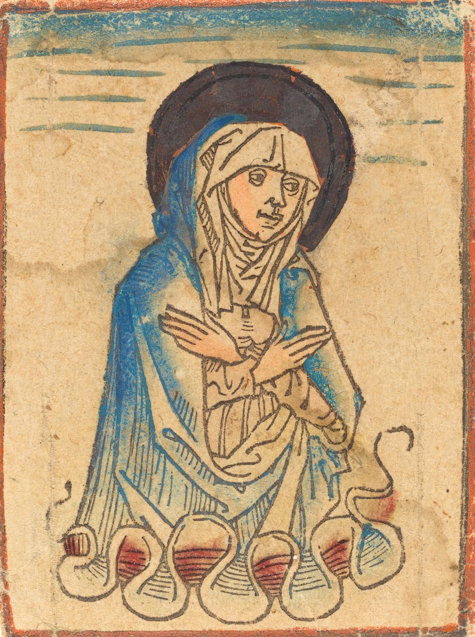 Panna v oblacích, c. 14701480. od Unbekannt