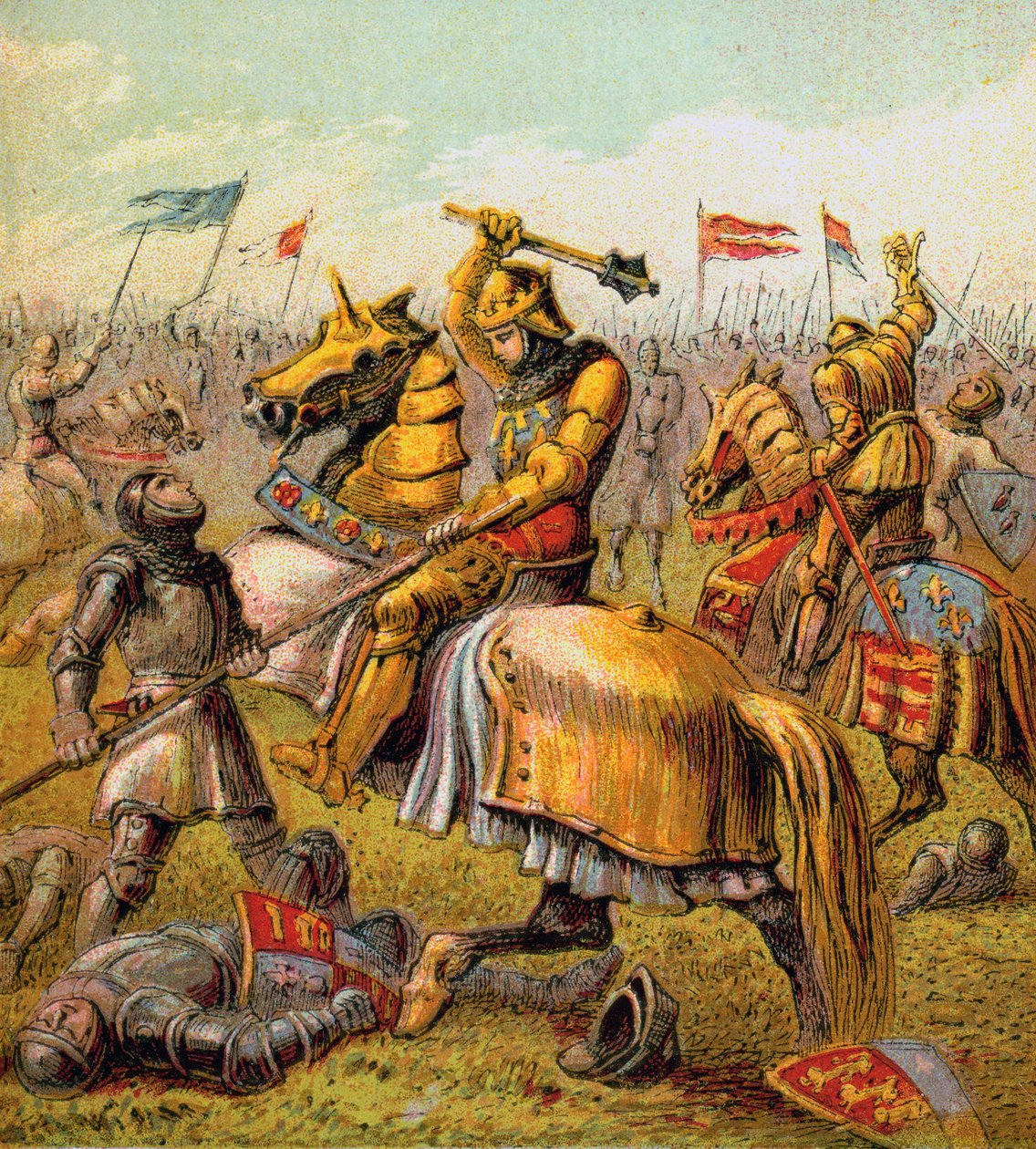 Válka růží, 1455-1485, c1850 od Unbekannt