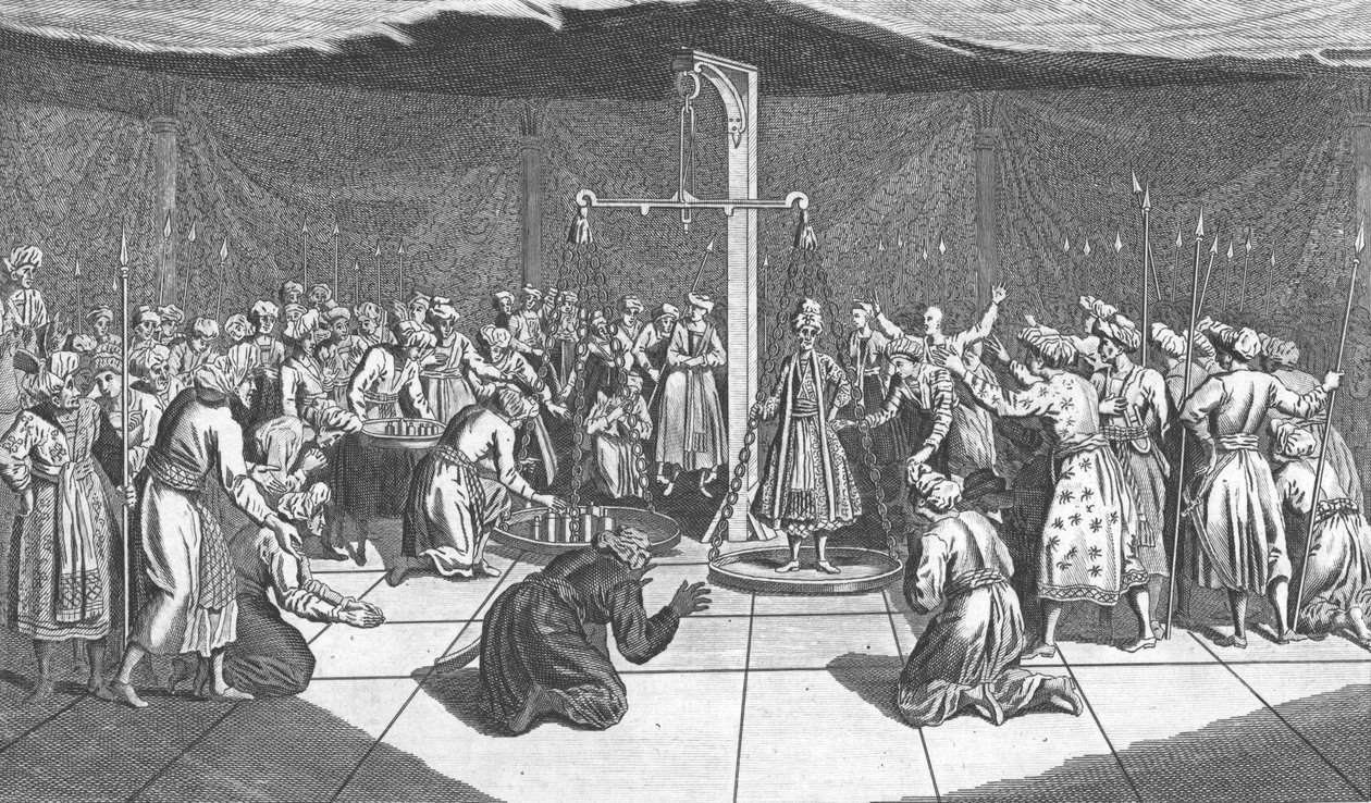 Vážení Velkého Mogula, c1782 od Unbekannt