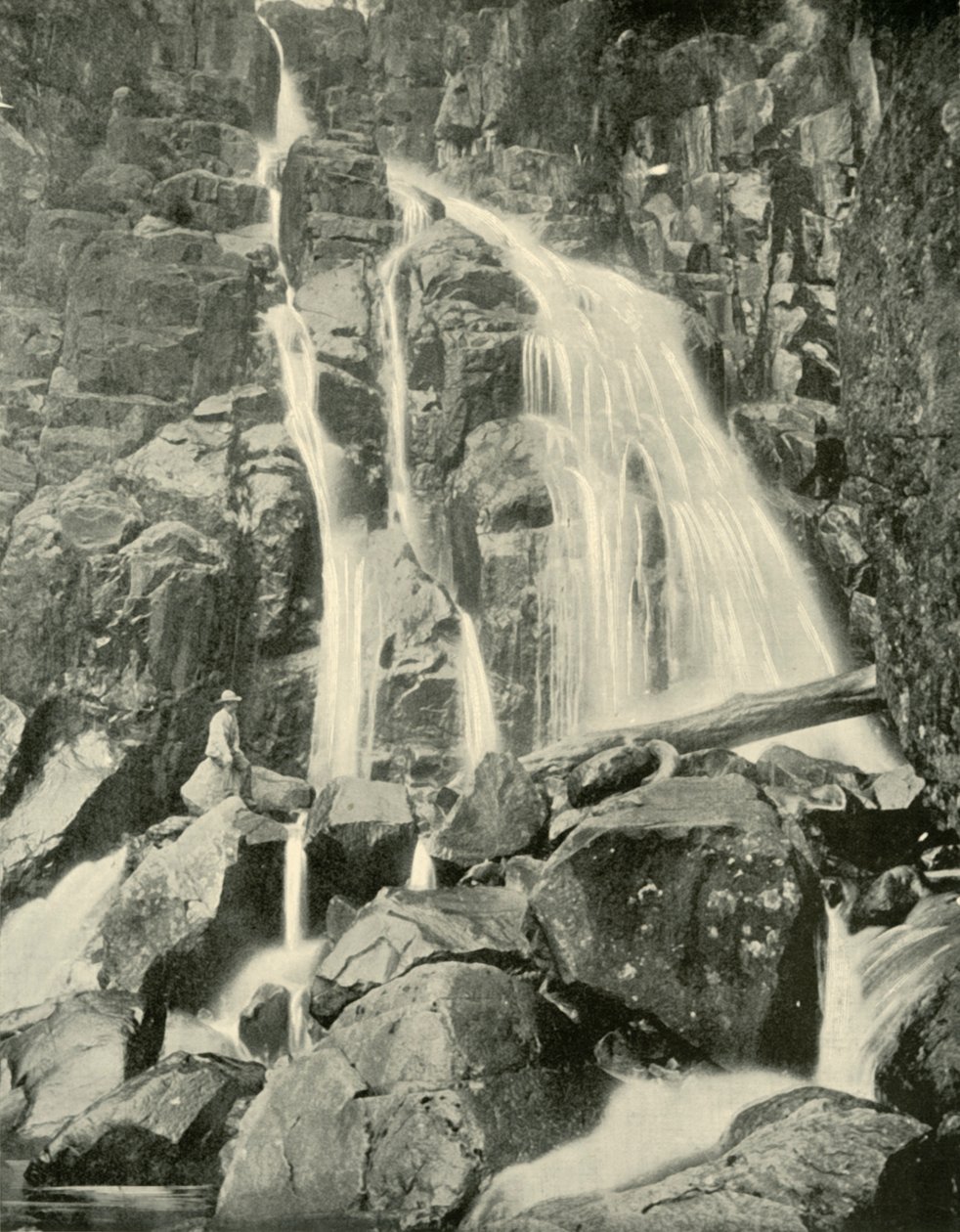 Wellington Falls, Mount Wellington, 1901. od Unbekannt