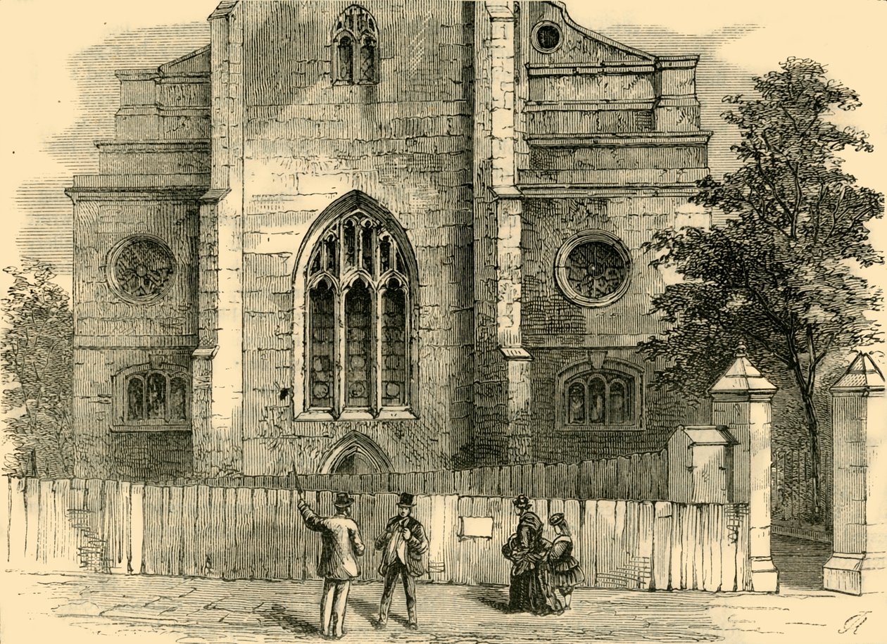 West End of St. Andrews, ukazující gotický oblouk, c1872. od Unbekannt