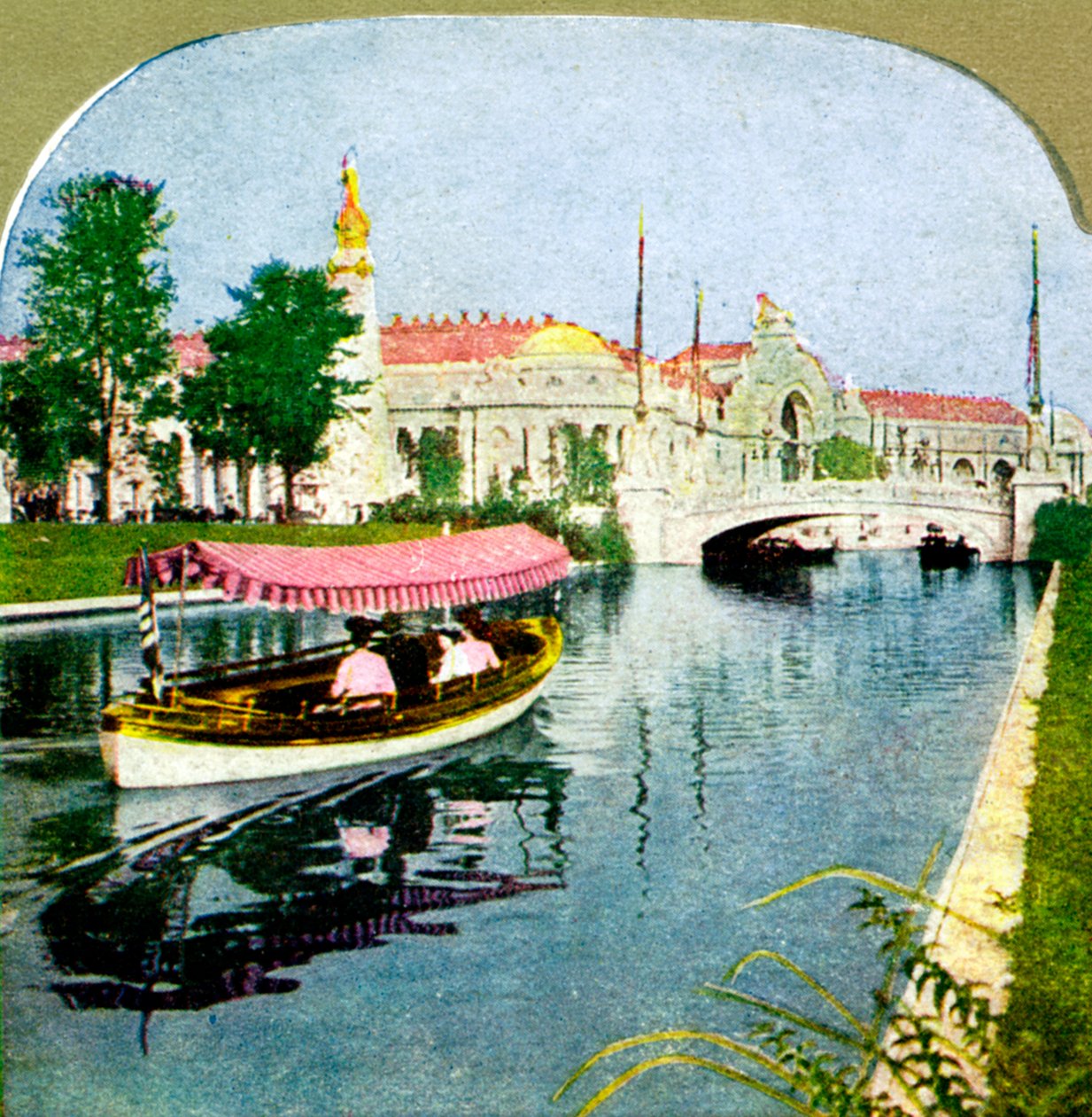 Západní laguna ze světové výstavy, St Louis, Missouri, 1904 od Unbekannt