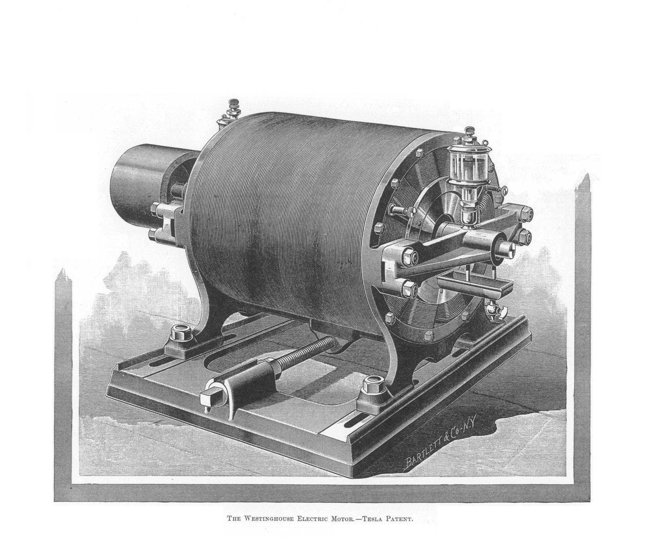 The Westinghouse Alternating Current Motor od Nikoly Tesly, 1888-1889 od Unbekannt