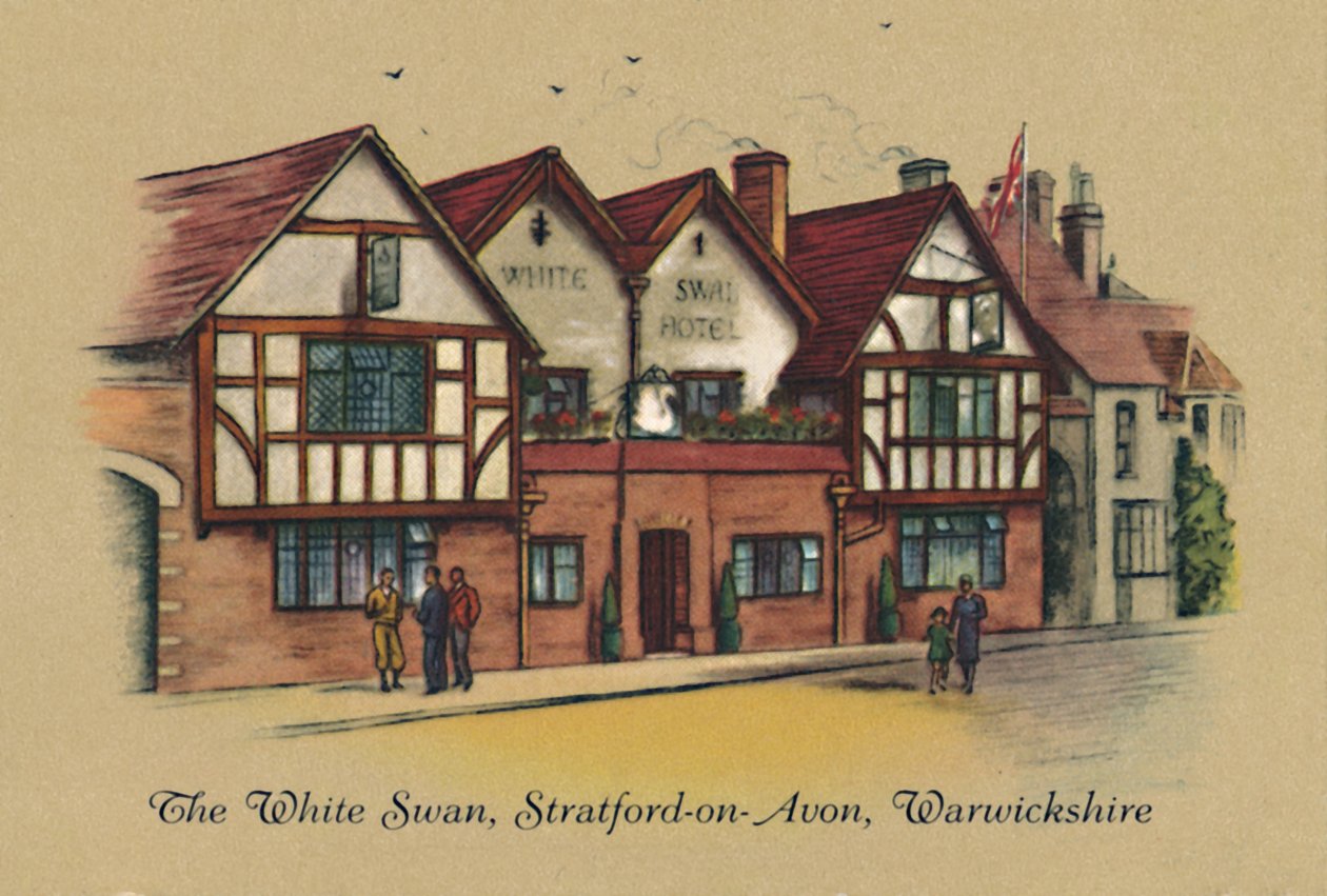 Bílá labuť, Stratford-on-Avon, Warwickshire, 1939 od Unbekannt