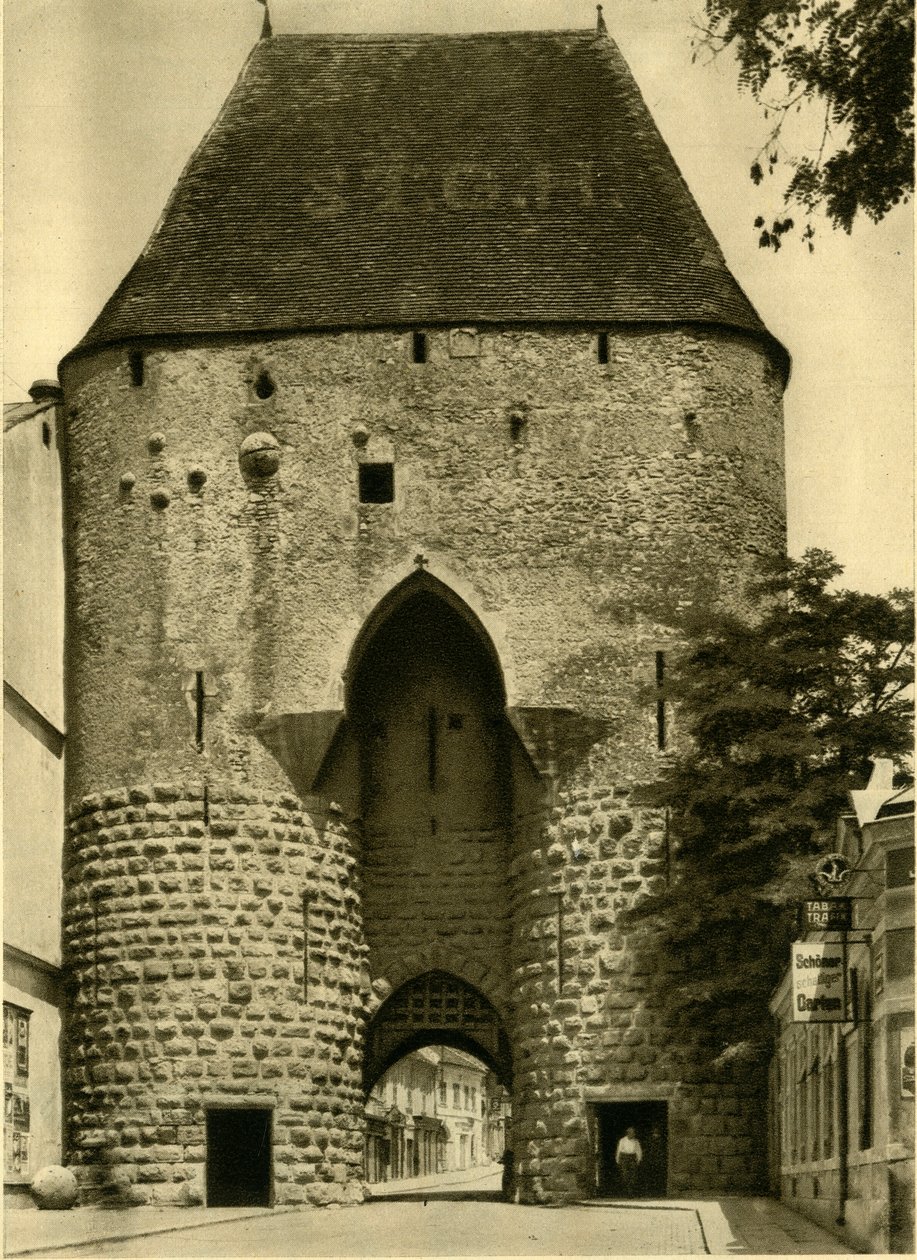 Wiener Tor, Hainburg an der Donau, Dolní Rakousko, c1935. od Unbekannt