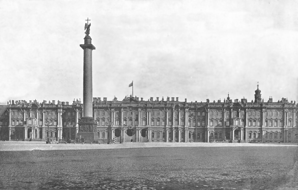 Zimní palác, Petrohrad, Rusko, 1895. od Unbekannt