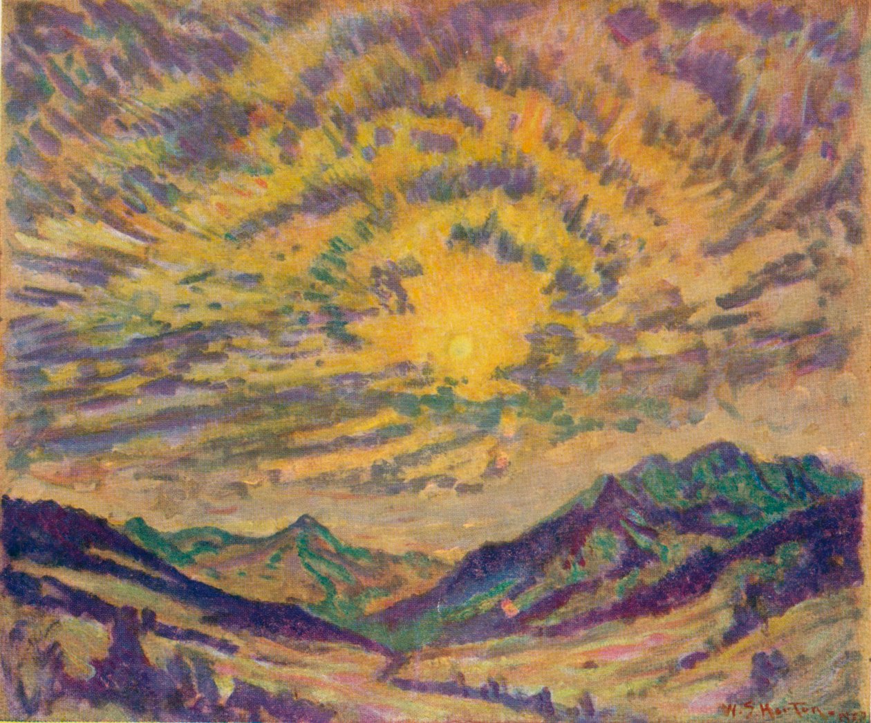 Zimní slunce, c1885-1925, 1925 od Unbekannt