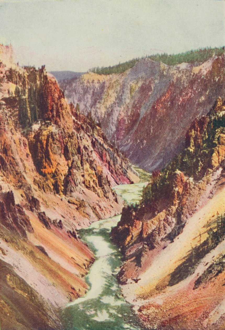 Řeka Yellowstone, 1916 od Unbekannt