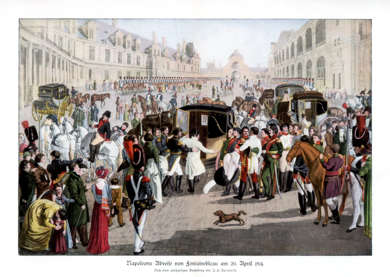 Rozloučení ve Fontainebleau, Francie, 20. dubna 1814 1900 od Unbekannt
