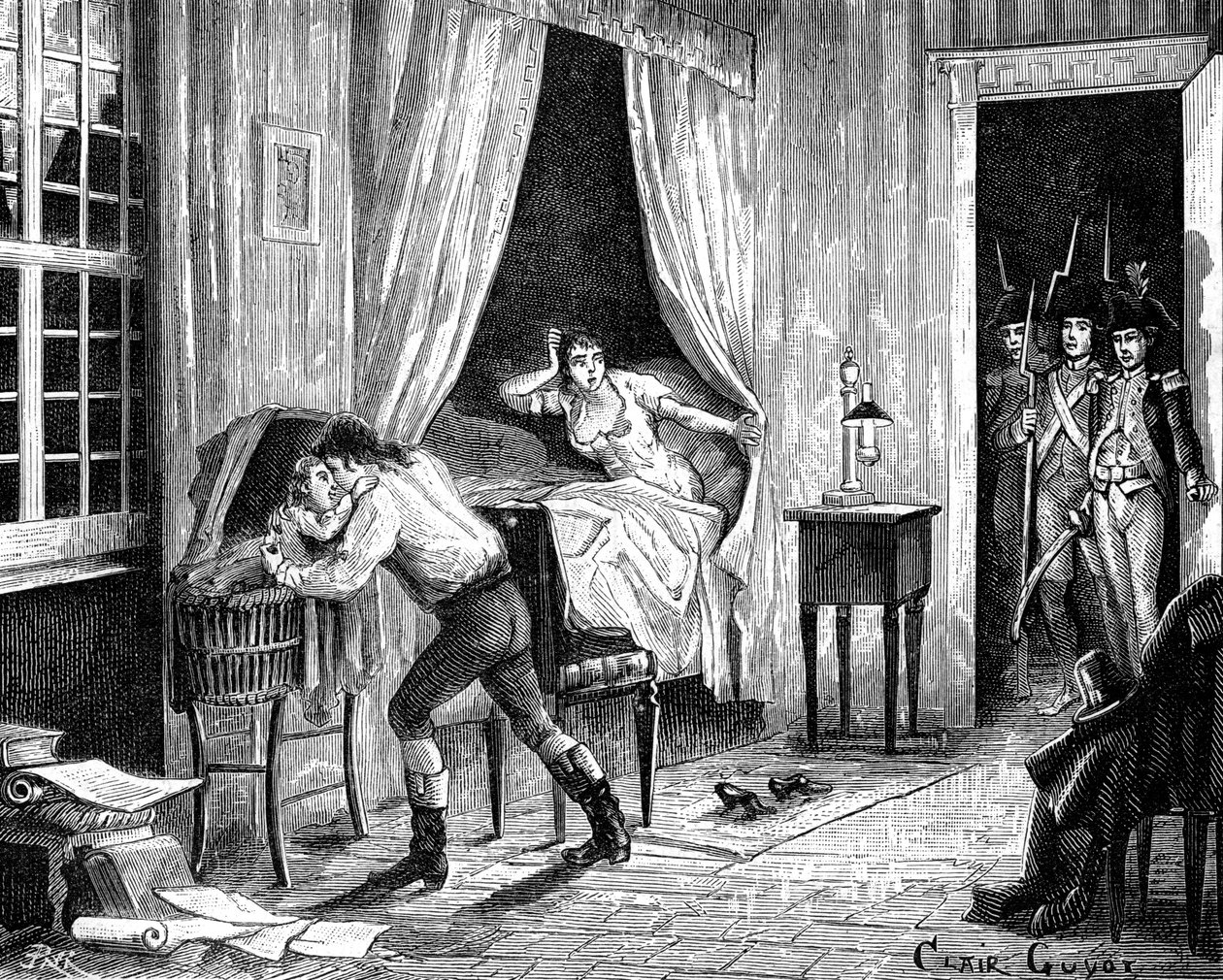 Zatčení Camille Desmoulins, 31. března 1794 1882-1884 od Unbekannt