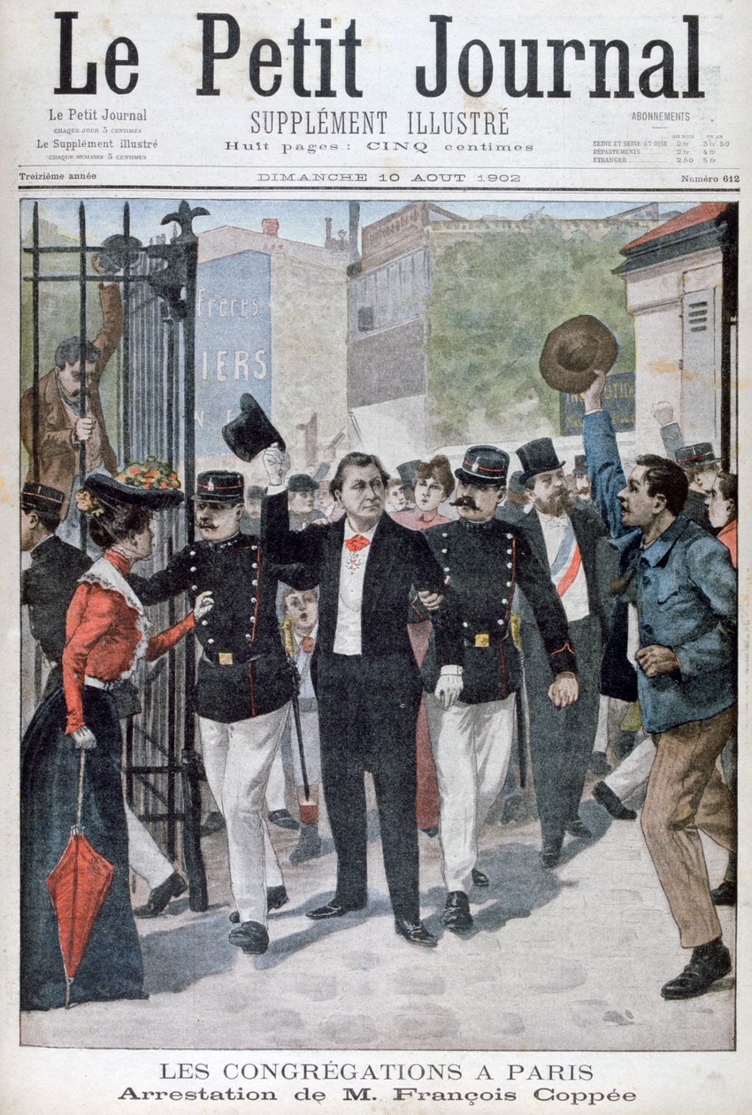 Zatčení Francoise Coppeeho, 1902 od Unbekannt