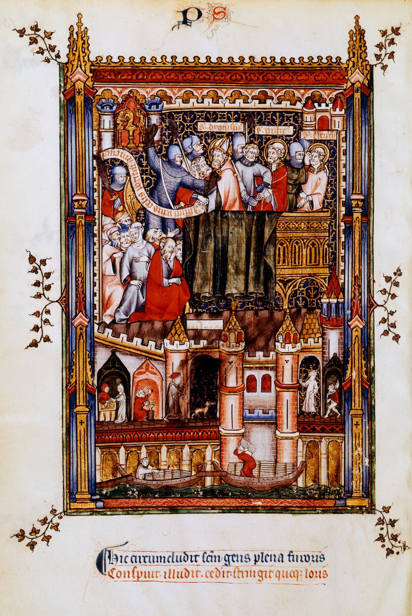 Zatčení St Denis, 1317 od Unbekannt