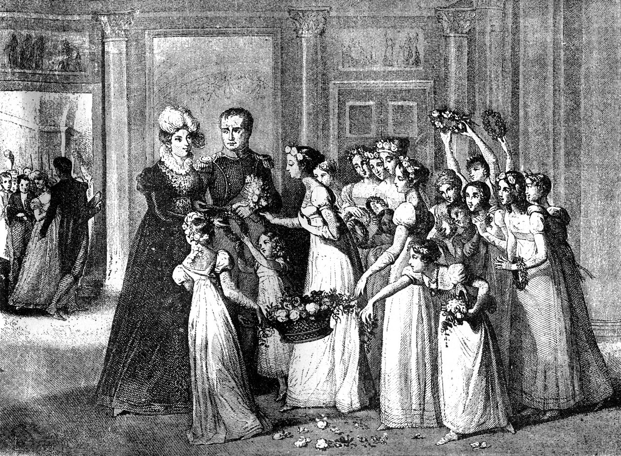 Příjezd Marie-Louise do Compiègne ve Francii, 27. března 1810 1882-1884 od Unbekannt