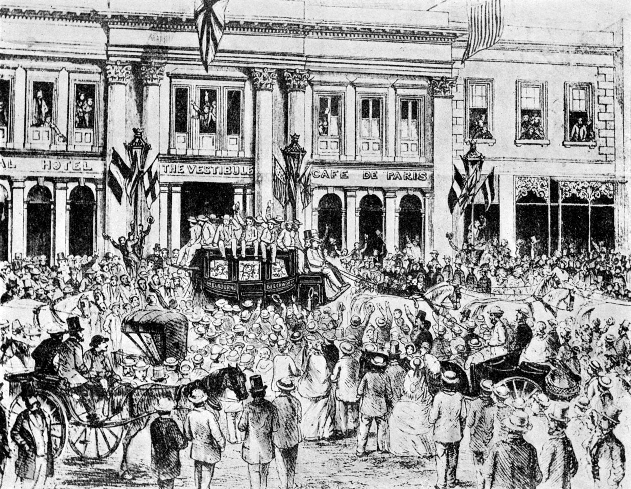 Příchod prvního anglického kriketového týmu do Austrálie, 1861 1912 od Unbekannt