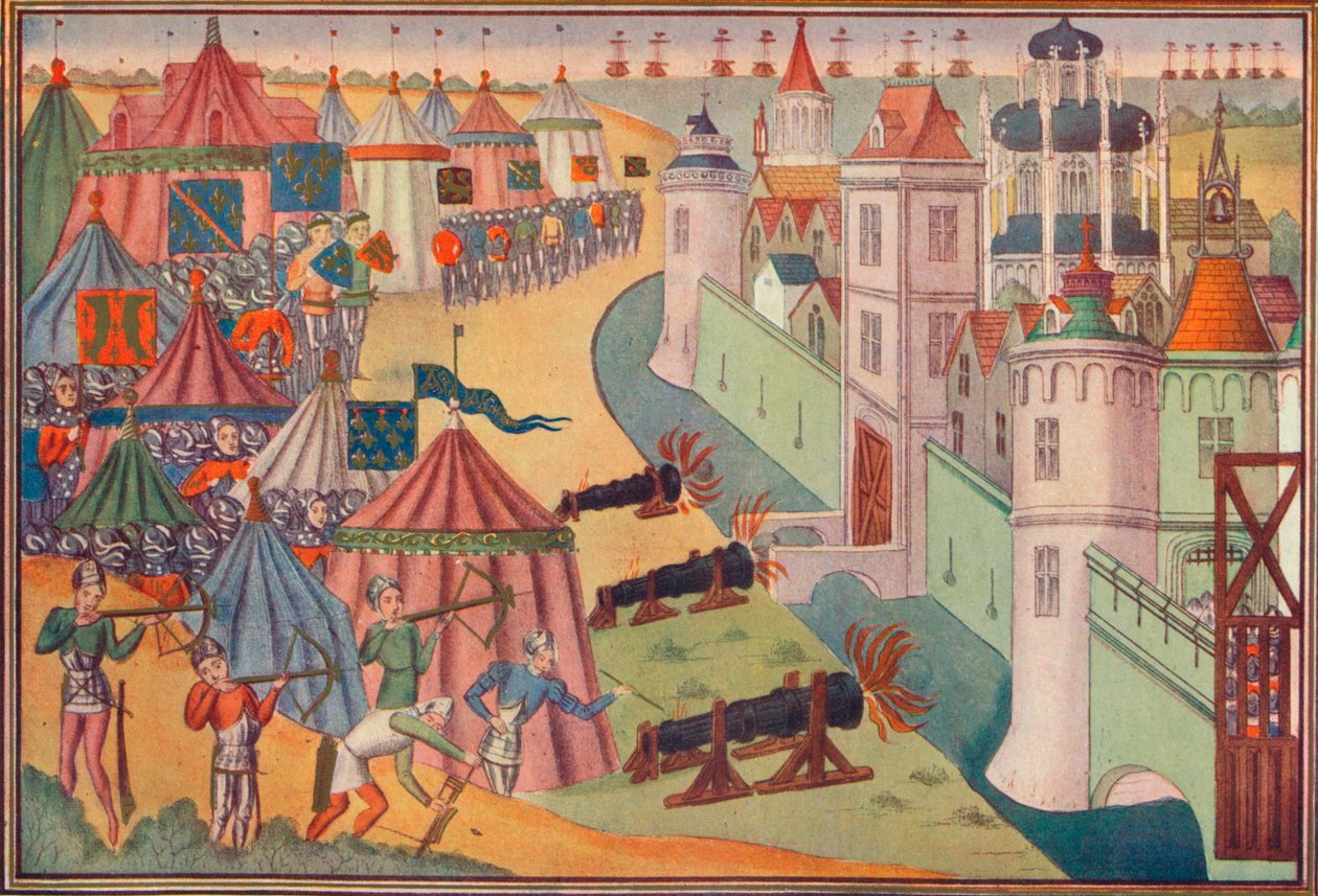Útok na silné město Afriky, 1390 1905 od Unbekannt