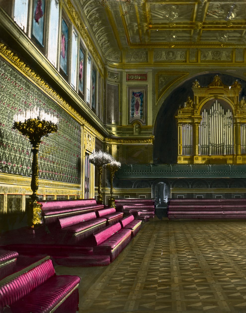 Taneční sál, Buckinghamský palác, Londýn, konec 19. nebo začátek 20. století od Unbekannt