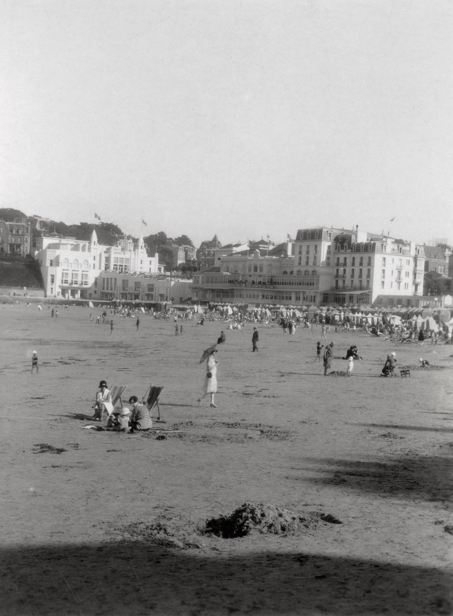 Pláž, Dinard, Bretaň, 20. století od Unbekannt