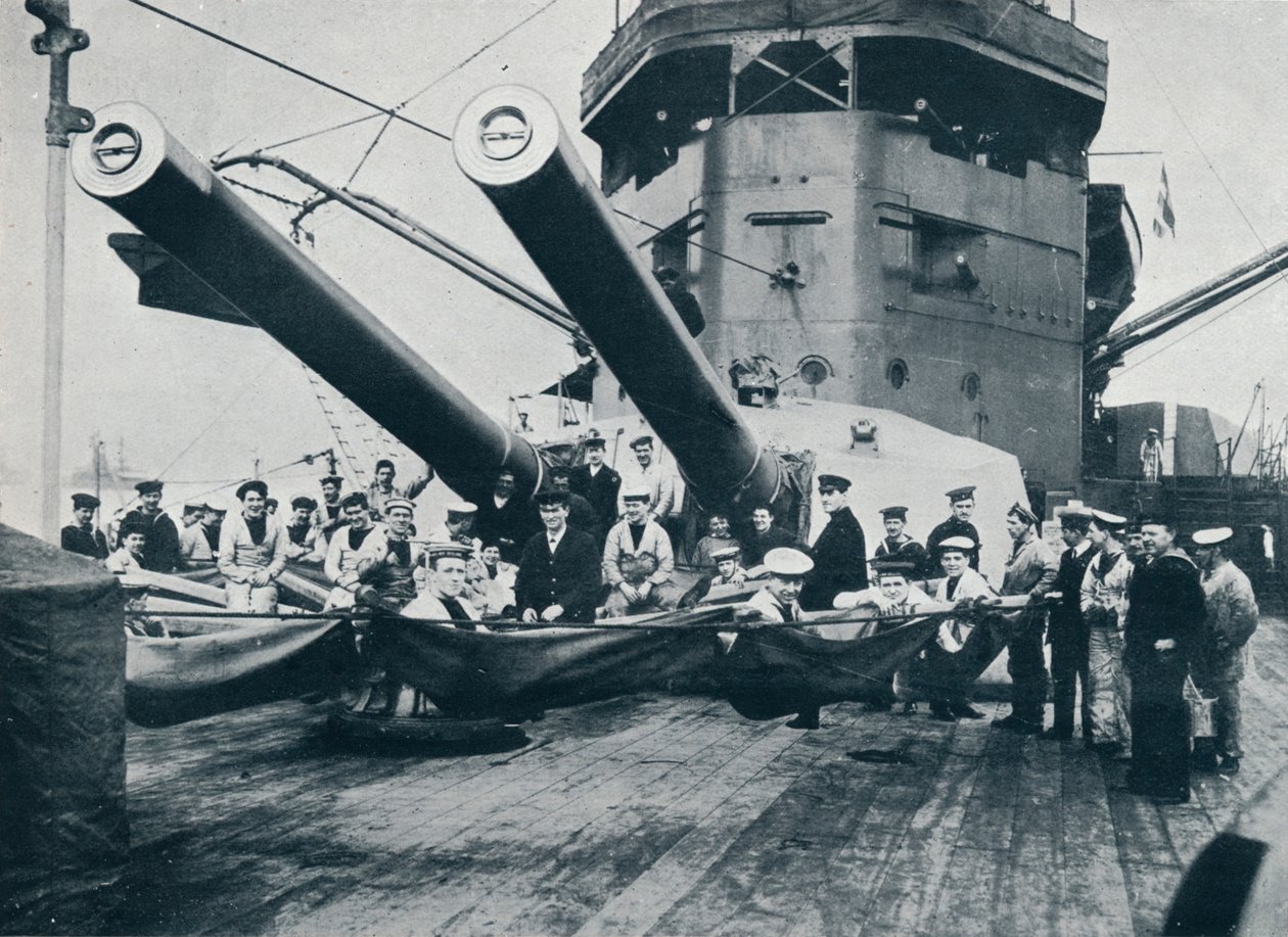 Velká děla HMS New Zealand, c1914 od Unbekannt