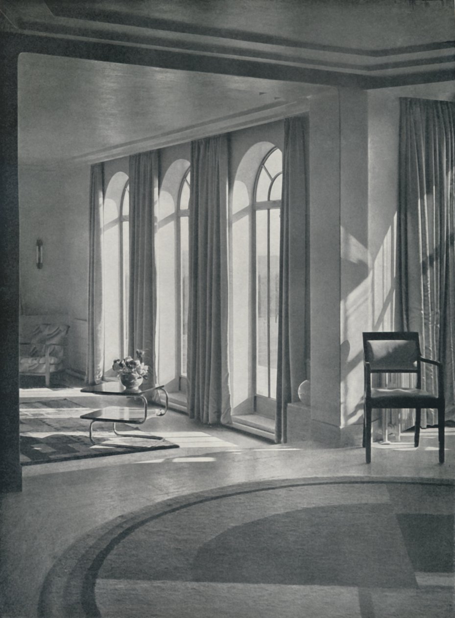 Velký pokoj v Yaffle Hill, Broadstone, Dorset, 1933 od Unbekannt