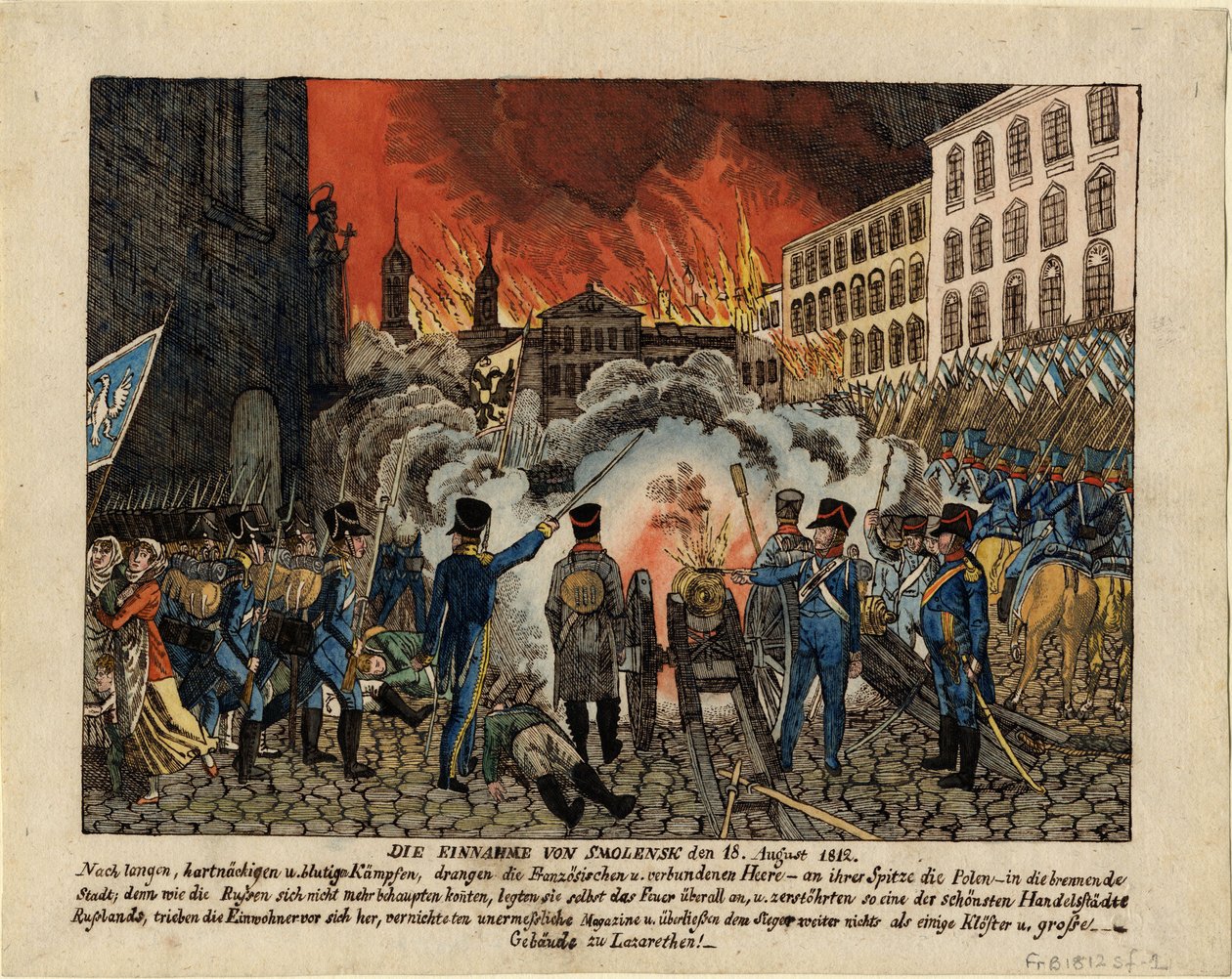 Dobytí Smolenska 18. srpna 1812 1812 od Unbekannt