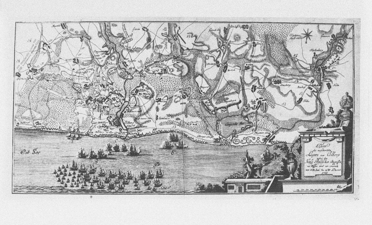 Dobytí pruské pevnosti Kolberg dne 16. prosince 1761, 1761 od Unbekannt