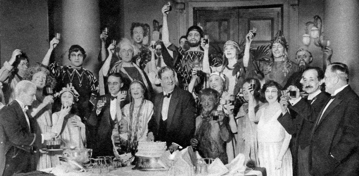 Herci z A Midsummer Nights Dream, the Green Room, Drury Lane Theatre, London, 1926-1927 od Unbekannt