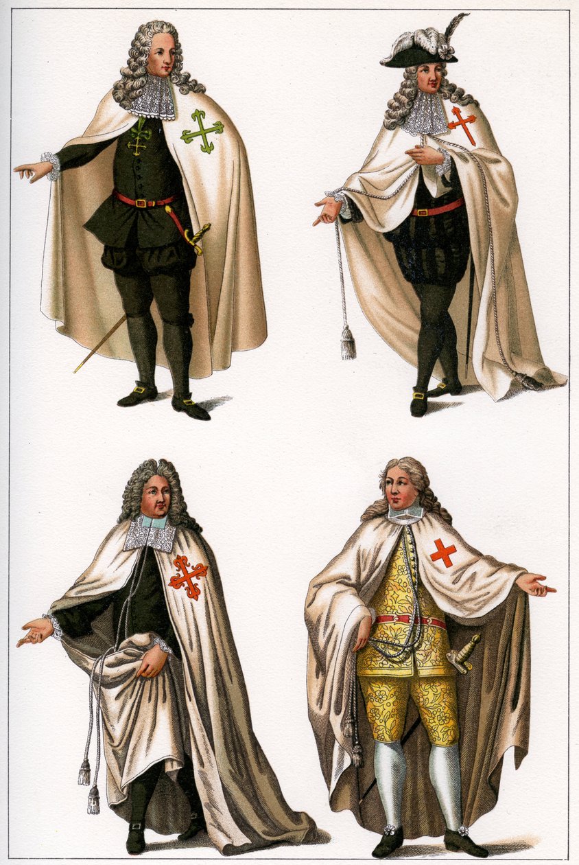 Hlavní rytířské řády Španělska a Portugalska, 1791, 1902 od Unbekannt