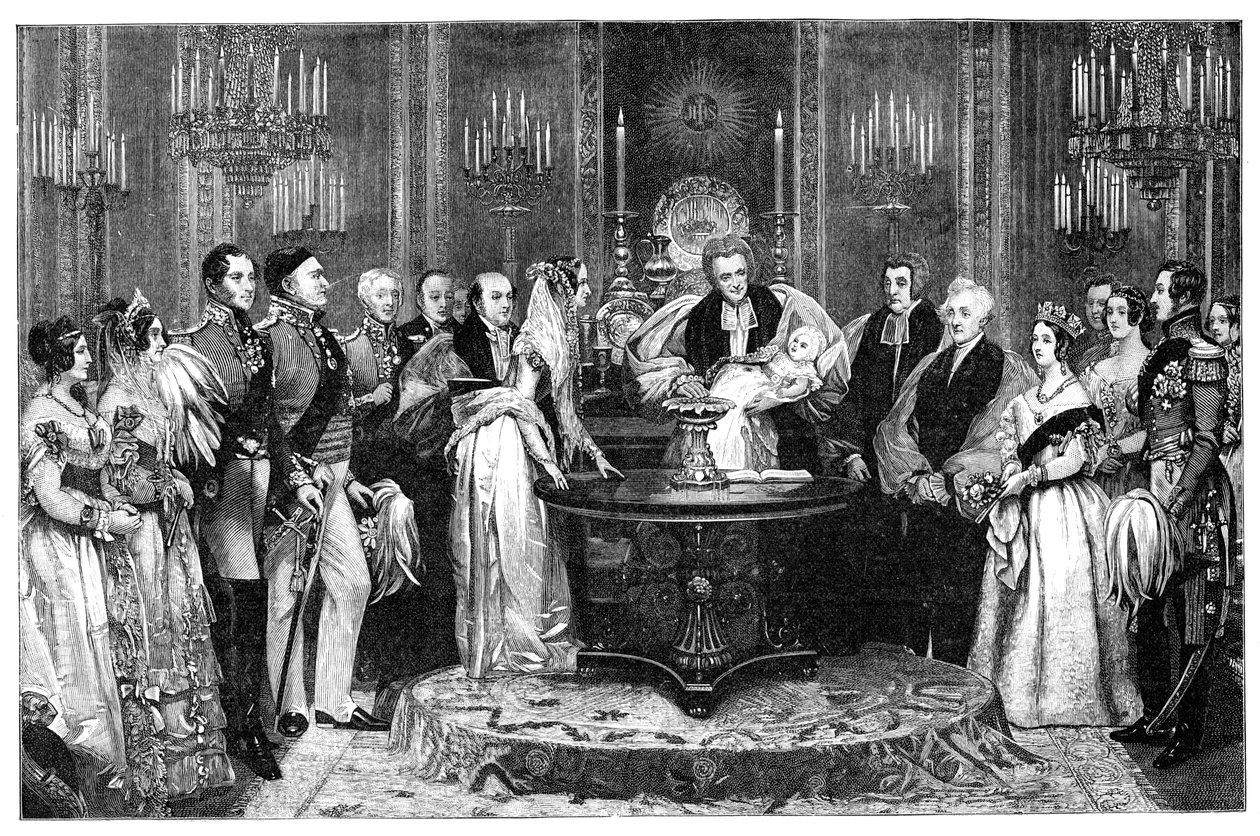 Křest princezny Royal, 1841, 1900 od Unbekannt