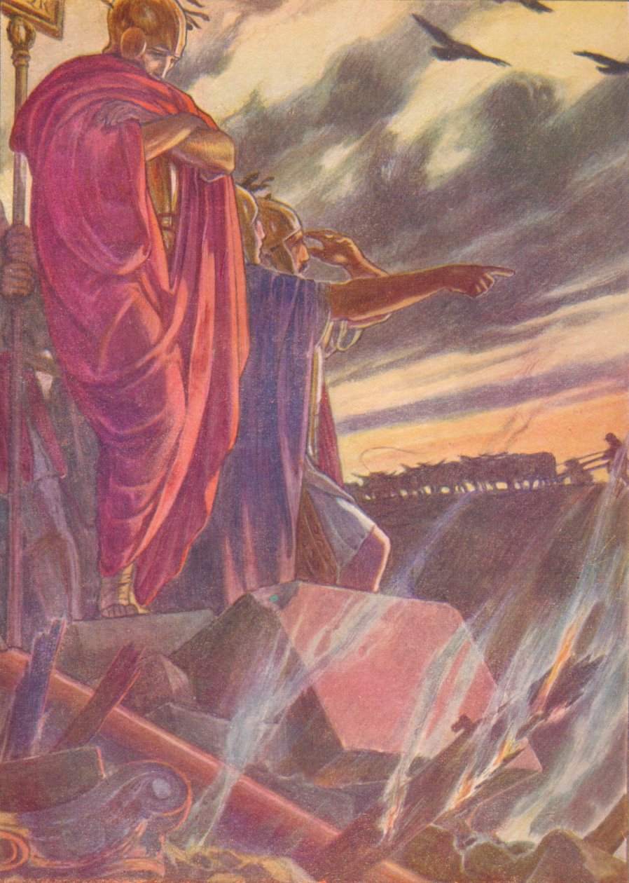 Město bylo dáno plamenům, 1912 1912 od Unbekannt