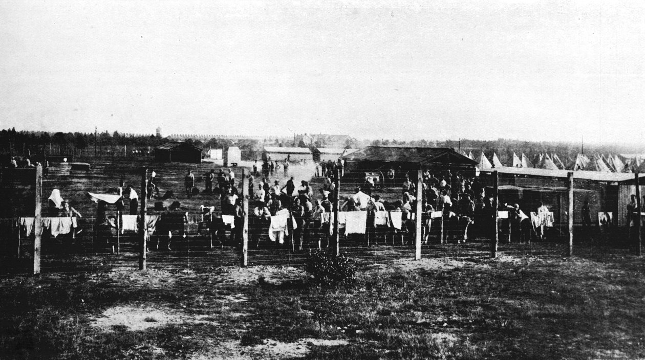Koncentrační tábor na Frith Hill, Camberley, 1914, 1915 od Unbekannt