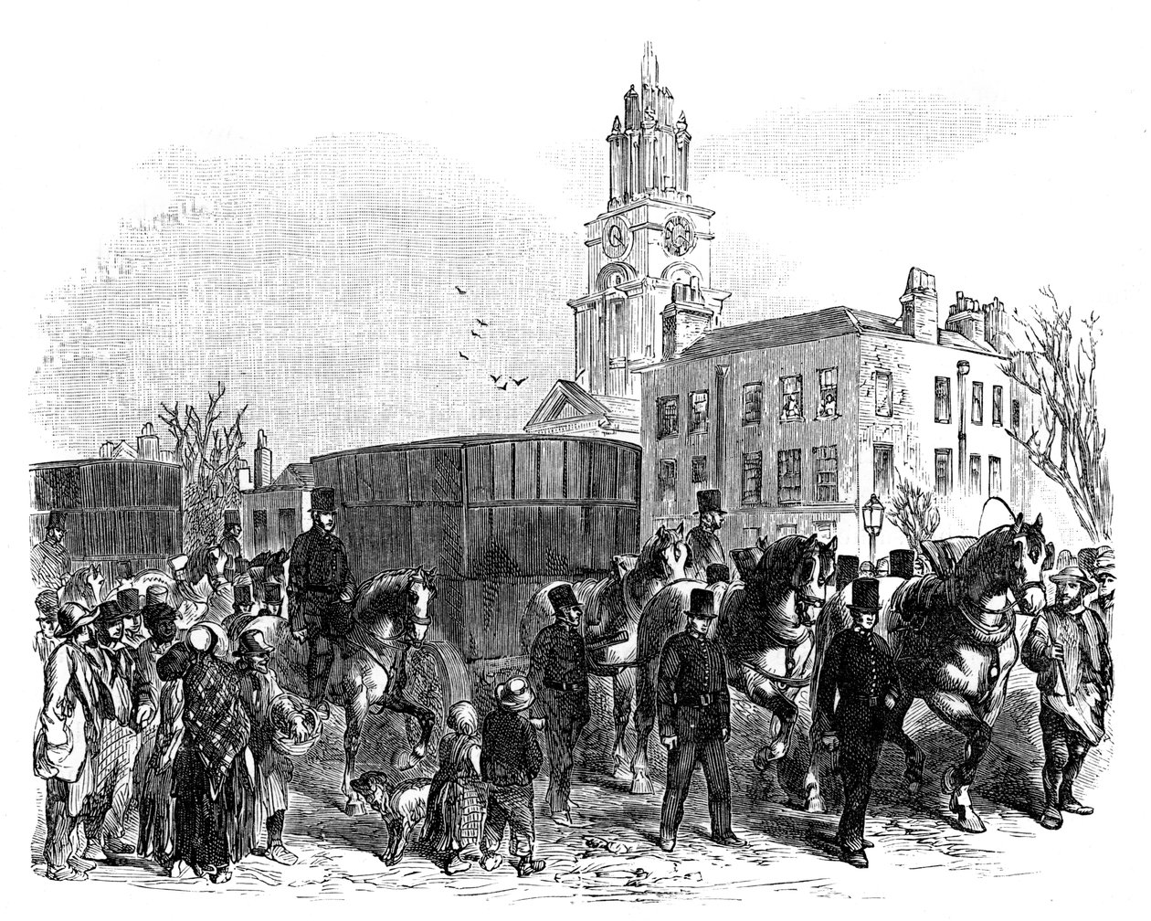 Přeprava australského zlata z doků východní Indie do Bank of England, Londýn, c1888 od Unbekannt