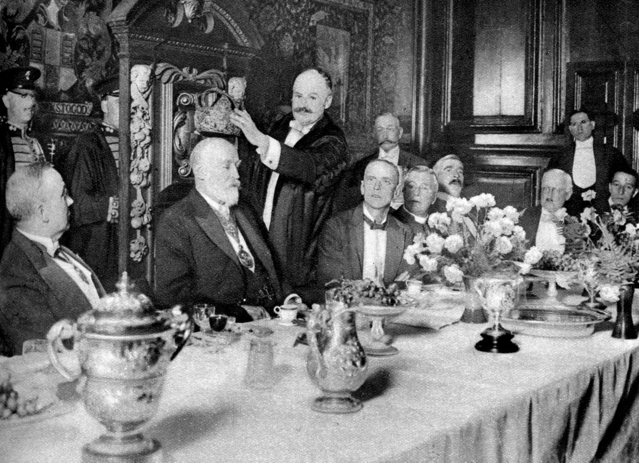 Korunovace mistra společnosti Girdlers Company, Londýn, 1926-1927 od Unbekannt