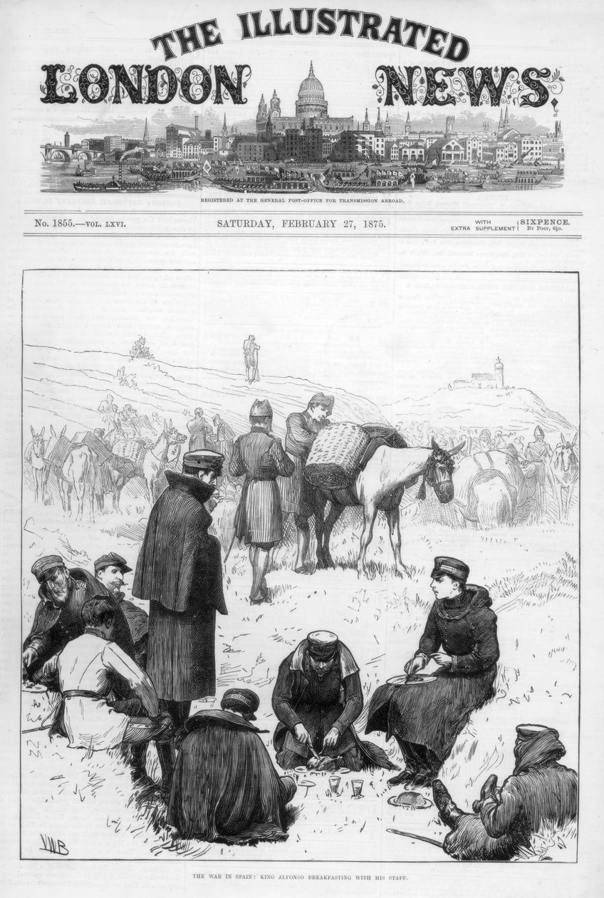 Obálka The Illustrated London News, 27. února 1875 od Unbekannt