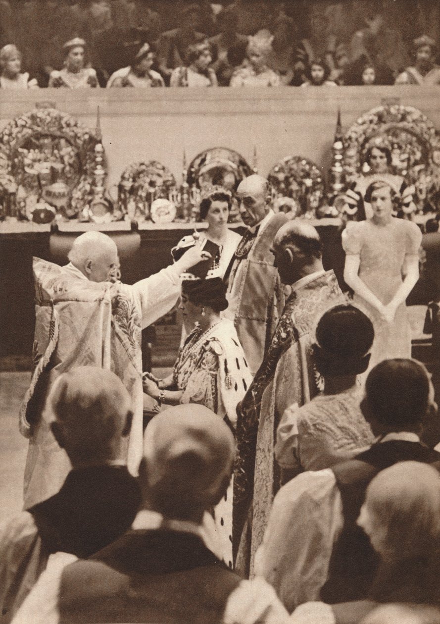 Korunovace královny Alžběty, manželky krále Jiřího VI., 1937 od Unbekannt