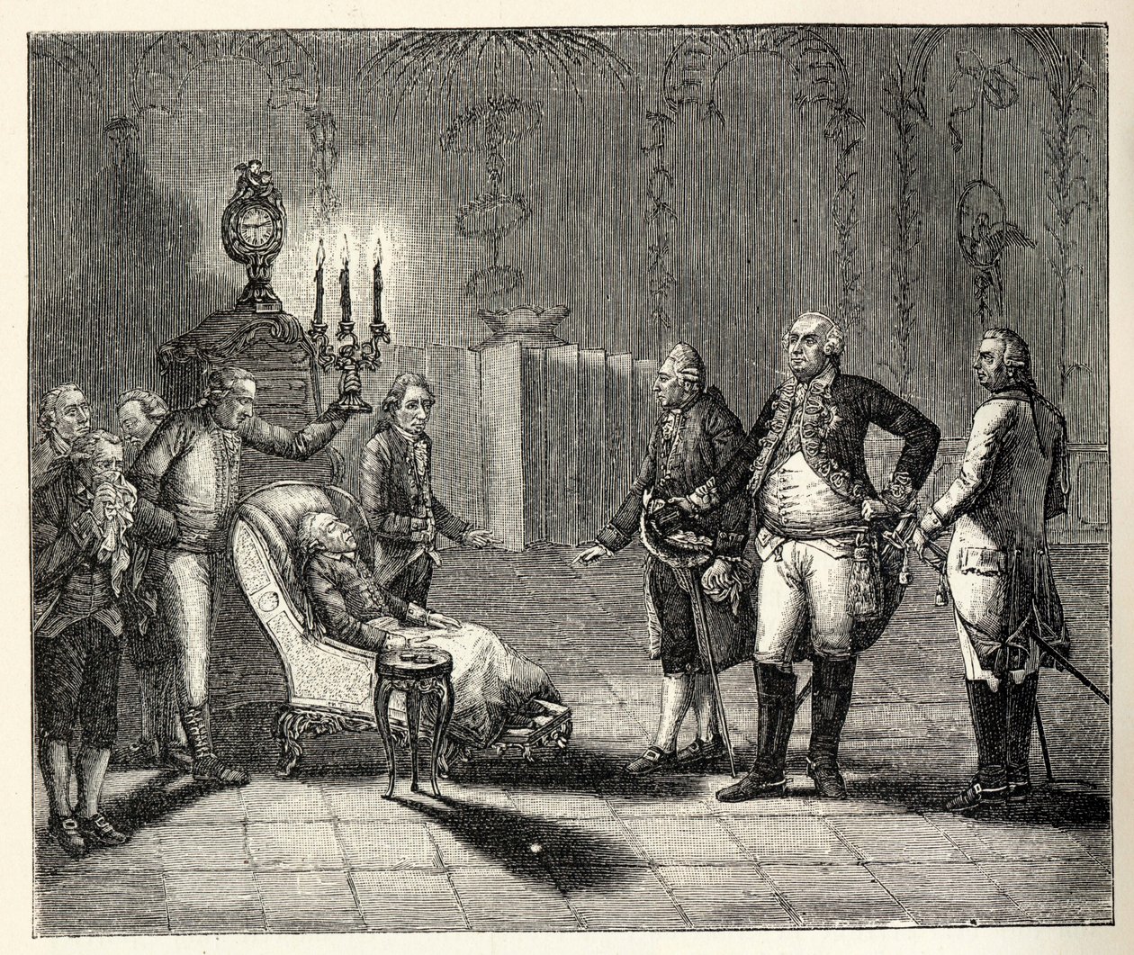 Smrt Fridricha II 17. srpna 1786. od Unbekannt