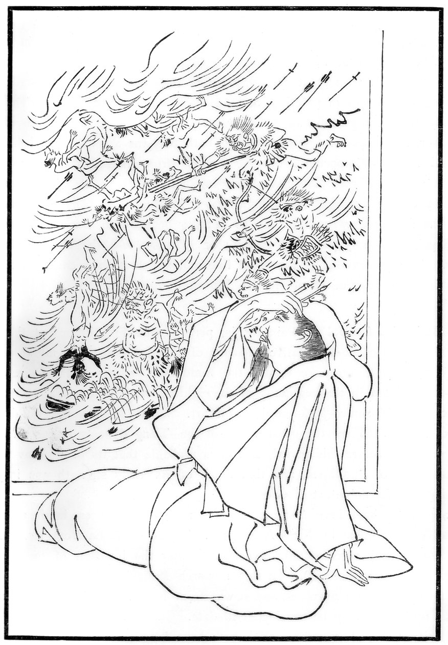 Smrt Kose no Hirotaka, 1886 od Unbekannt