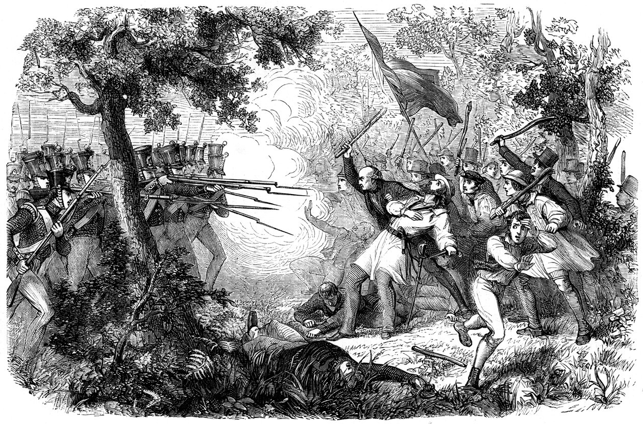 Smrt Thoma, alias sira Williama Courtenaye, Dunkirk, Kent, 1838 od Unbekannt